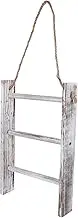 DOITOOL Solid Timber Towel -Mounted Drying Rack Towel Storage Ladder for Bathroom Kitchen