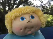 1984 Original CABBAGE PATCH New NIB BUILD A DOLL Blond Curly Hair MN Thomas ❤️J8