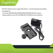 F970 NP-F Battery Power Supply Plate +Full-Decoding Dummy Battery for EOS 6D 60D