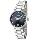 Mido Women's Baroncelli M0222071105610 33mm Black Dial Stainless Steel Watch