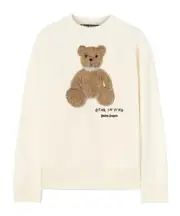 Palm Angels Bear In Mind Drop Shoulder Sweatshirt S,XL,XS,L,M,XXL,XXXL White