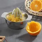 with Bowl Manual Juicer Filter Hand Pressed Juice Maker Orange Reamer Citrus