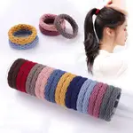 10PCS WOMEN GIRLS SIMPLE BASIC ELASTIC HAIR BANDS TIES SCRUN