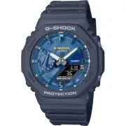 Casio Men's Watch G-Shock Navy Blue Resin Strap Analog-Digital GA-2100AS-2ACR