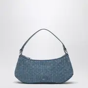 [JW PEI] Lilly Woven Denim Shoulder Bag One size Blue