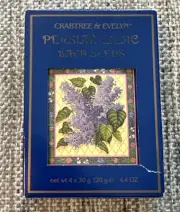 Vintage CRABTREE & EVELYN Persian Lilac Bath Seeds NEW 4 Packages 1992