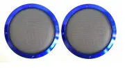 8" Speaker Covers Grill For Car Audio DJ PA Speaker Blue ABS Frame & Metal Mesh
