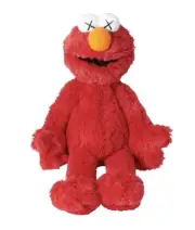 KAWS Uniqlo Sesame Street ELMO Plush Doll Red Limited Edition NWT