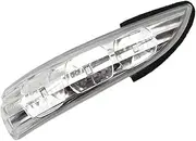 Side Mirror Indicator Light For Hyundai For Genesis For Coupe 2009 2010 2011 2012 2013 2014 87614 2M000 Car Side Door Turn Signal Lights Rearview Mirror Lamps Dynamic Indicators(Left Driver Side)