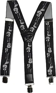 [Olata] Braces for All Ages Men Women Kids Y Shape Guitar Pattern