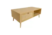 Foret Rattan TV Stand Coffee Table Cabinet Modern Entertainment Storage Drawers