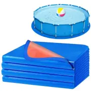 18 Ft Pool Liner Pad for Round Above Ground Pools, Thickened Pool Mat Tarp fo...
