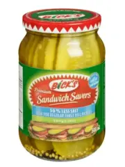 Bicks 50% Less Salt Sandwich Savers Pickles 500ml Fresh From Canada
