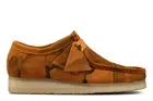 NEW MEN CLARKS ORIGINAL WALLABEE LIMITED EDITION TUMERIC ORANGE CAMO SUEDE SHOES