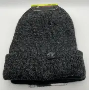 Unisex Unisex Cuffed Beanie Set ZeroXposur One Size Slate Gray, Black