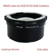XPimage 0.8x focal reducer adapter for Mamiya 645 Lens to X1D XCD 907x Camera