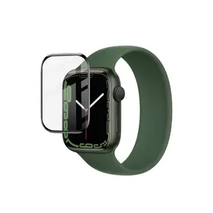 Apple Watch 49/45/41/44/40mm 3D曲面滿版玻璃貼 9H鋼化玻璃貼 玻璃膜 耐衝擊 保護貼