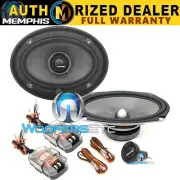MEMPHIS MS69 6x9" CONVERTIBLE COAXIAL ALUMINUM ALLOY TWEETERS CROSSOVER SPEAKERS