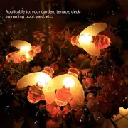 LED String Lights Waterproof 10 Lamp Beads Bee Shaped USB Power Supply