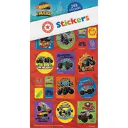Hot Wheels Monster Trucks Sticker Book (12 Sheets)