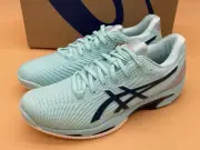 Sz 11 ASICS Women Solution Speed FF 2 Running Shoes Clay Blue Light Indigo