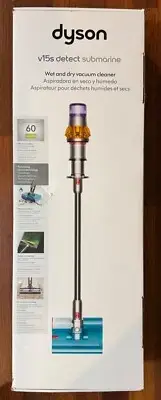 Dyson V15s Detect Submarine Cordless Vacuum - Yellow/Nickel - Model: 473814-01