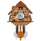 Black-Forest Cuckoo Clock Cuckoo Wall Clock With Moving Train Home Decor Clocks1