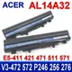 ACER 原廠電池 AL14A32 6芯 EX2510G E14 E15 E5-411 E5-471 E5-511 E5-571 E5-572 V3-472 V5-572 P246 P256 P276 e5-531 e5-531g e5-571 e5-571g e5-411 e5-471g e5-511 e5-511g e5-521g