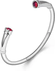 DOTUIARG Cremation Memorial Pet Ashes Urn Bracelet for Ashes Birthstone Into Two Screws Stainless Steel Cremation Jewelry for Women