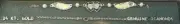 New 14kt White Gold/3 DIA Hearts w/Emerald Anklet-Free Engraving!