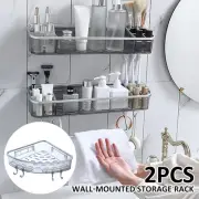 Shower Caddy Wall-mounted Shower Shelf Multifunctional Waterproof Shower StEZR