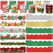 12 Rolls Classroom Border for Bulletin Board Sets, 394 ft Combination Bulleti...