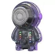 Astronaut Shaver Men'S with RGB Light Portable USB Electric Shaver Travel C V1B7