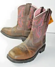 NEW Ariat Krista Women's Pull-On Steel Toe Work Western Boots 10009494 Size 6.5B