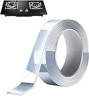 Strong Double Sided Tape - Weight Bearing Mounting Strips | Reusable Transparent Strong Tape for Carpet Securing Picture Craft Projects