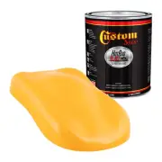 Hot Rod Flatz Maize Yellow Urethane Automotive Flat Car Paint, Gallon Only
