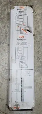 QTY 2 Xtenda-Leg Steel Ladder Leveler Secure Adjustable Rubber Feet 600