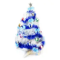在飛比找松果購物優惠-摩達客 台灣製3尺(90cm)特級白色松針葉聖誕樹(不含燈)