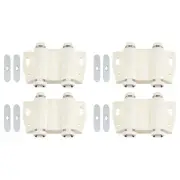 46x67mm(LxW) Magnetic Touch Latch - 4 Pack - Catch Press Latch - White