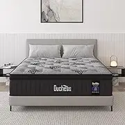 Duchess Queen Mattress, Pocket Springs Eurotop Hybrid Mattresses with Gel Memory Foam Mattress - High Density Foam Layer - Medium Firm 27CM