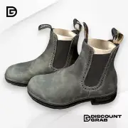 Blundstone 1630 Unisex Chelsea Boots Rustic Black Size 4 W/6 M