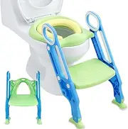 Toilet Seat for Potty Training - Foldable Toilet Trainer,Foldable Toddler Potty Seat Potty Chair, Kids Toilet Training Seat with Step Stool Ladder