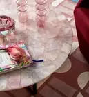 42" Rose Quartz Table Top / Quartz Coffee Round