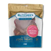 Butcher's Superior Cuts Hickory Smoke Pork Ear Dog Treat 6pk