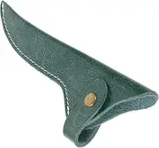 KALLORY Scissor Protective Sleeves Lightweight Leather Scissor Cover for Sewing and Crafting Compact Design for Easy Travel Retro Charm Durable Safety Leather