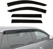 AUSGO Weathershields Compatible with Mitsubishi Pajero Sport QE & QF Series 2015-Onwards, Injection Weather Shields Window Visors Wind Deflectors Sun Rain Guard 4PCS Set