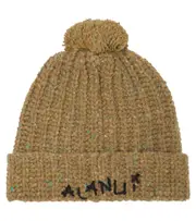 [Alanui Kids] Alanui Kids Northern Islands wool-blend beanie One Size green