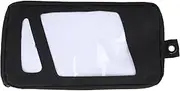 10in Black Surfboard Fin Storage Bag Canvas Handbag Water Sports Accessory for Surfers