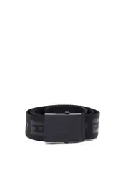 [Diesel] Diesel - Tape belt with all-over logos - Belts - Man - Black 75 Black