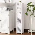 Toilet Roll Holder,Toilet Paper Roll Holder with Slim Shelf,Over Toilet Storage